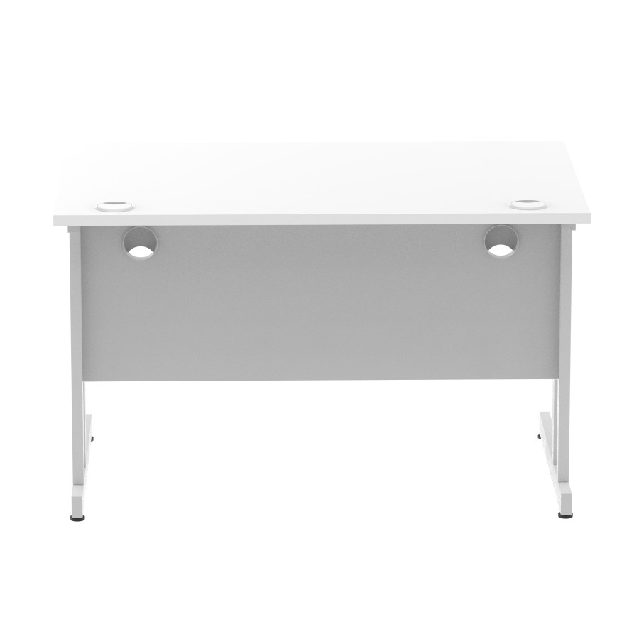 Rayleigh Cantilever 800mm Deep Straight Office Desk